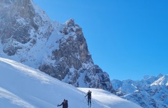 4 jours de ski de randonn&eacute;e en itin&eacute;rant dans la vall&eacute;e de la Clar&eacute;e 