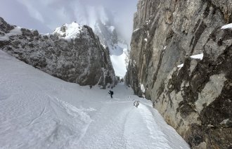 Perfectionnement couloir pente raide D&eacute;voluy