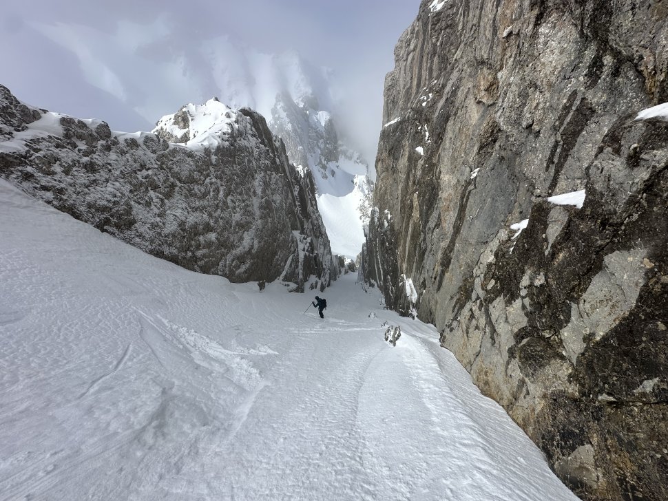 Perfectionnement couloir pente raide D&eacute;voluy